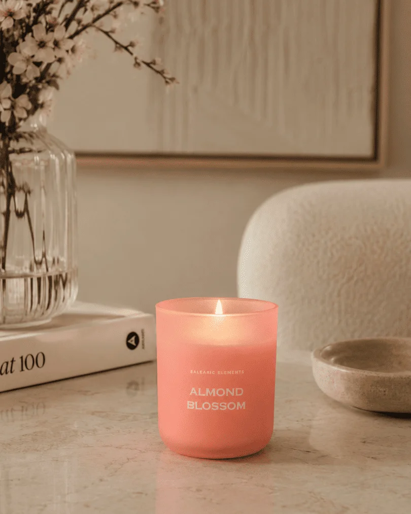 Almond Blossom Scented Candle