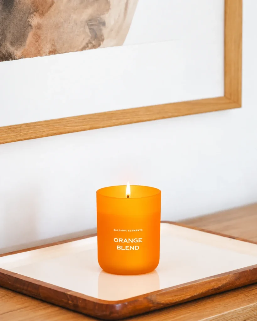 Aromatic candle Orange Blend