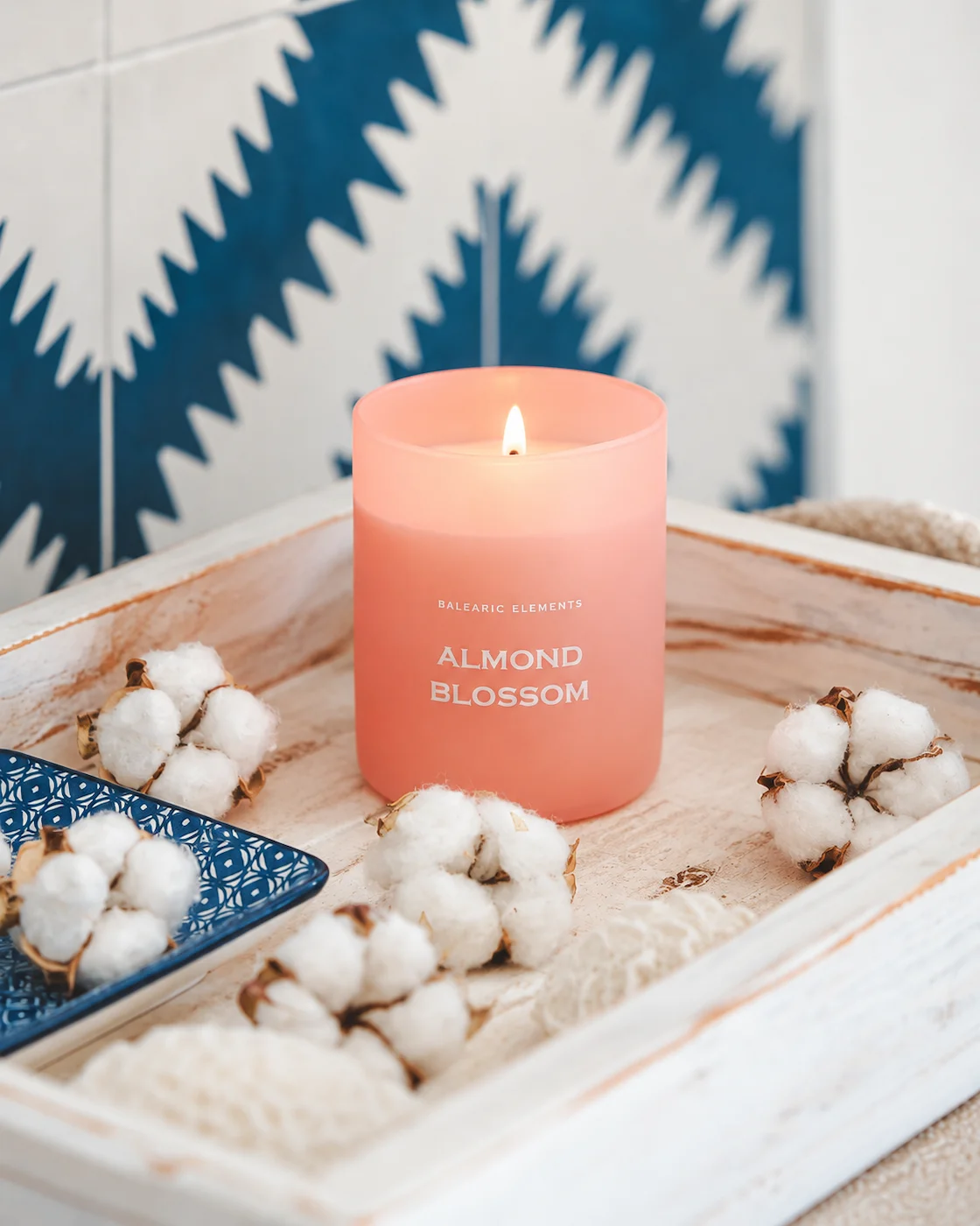 Aromatic candle Almond Blossom